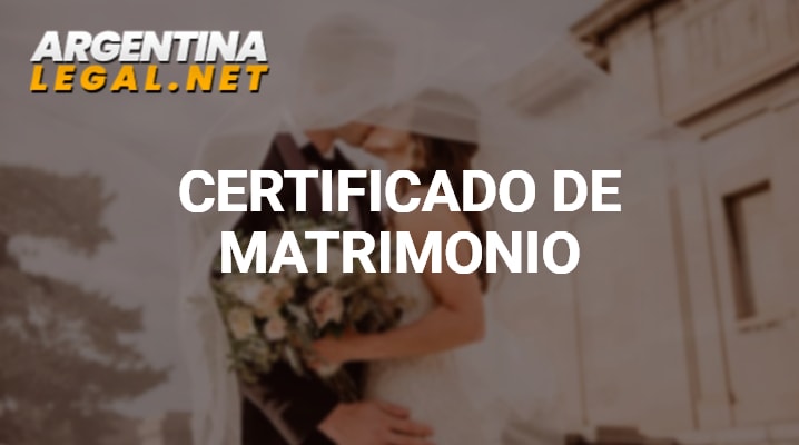 Como Se Tramita El Certificado De Matrimonio En Argentina