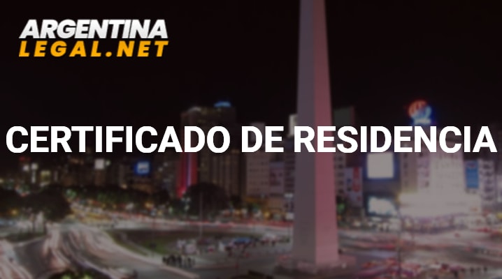 Como obtener el Certificado de residencia permanente y precaria en Argentina